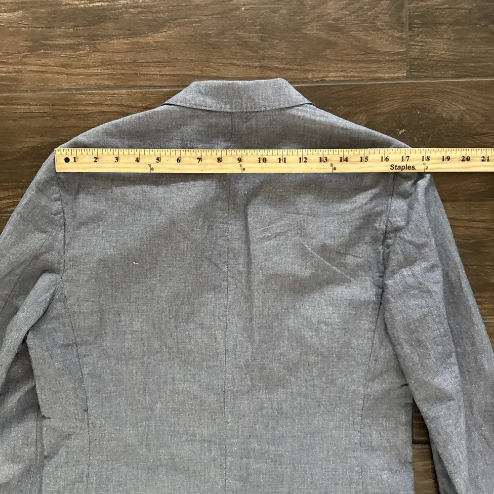 J.Crew Ludlow Baird McNutt Irish Linen Sport Coat 38R Blue Blazer Unstructured